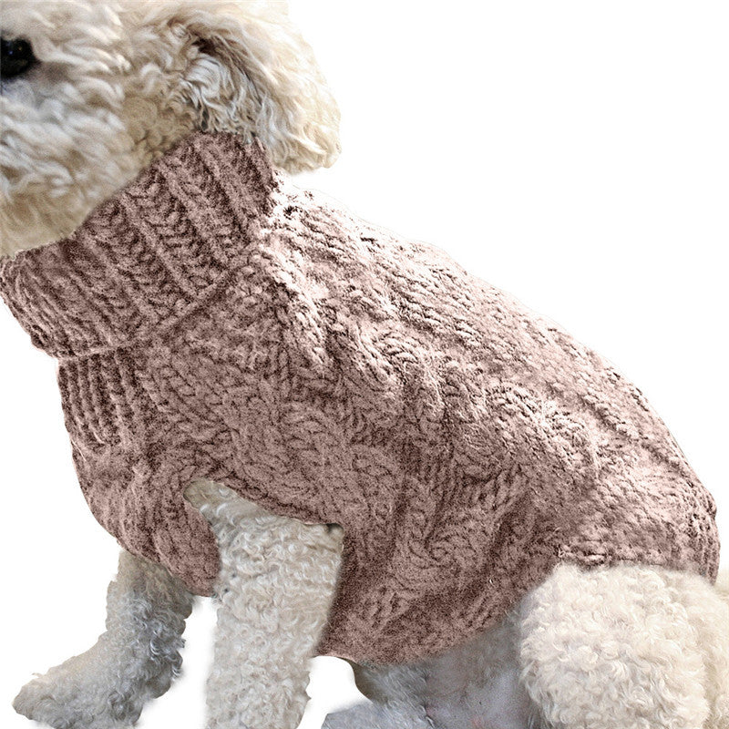 New Pet Sweater Dog Clothes  Pet Supplier Winter Warm Clothing
