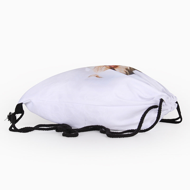 Cartoon cat oxford cloth pocket