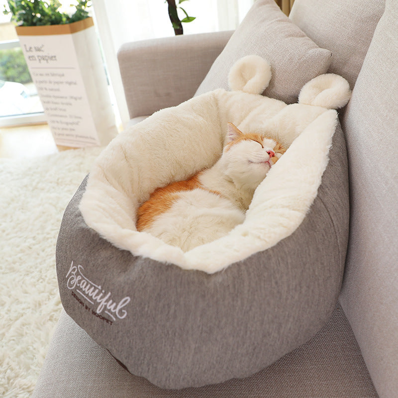 Pet Bed Warming Soft Sleeping