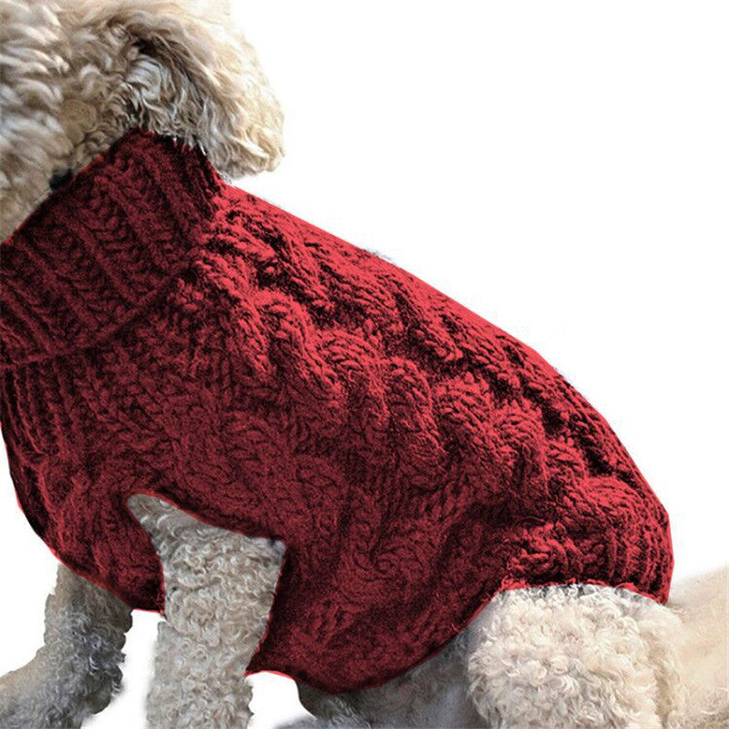 New Pet Sweater Dog Clothes  Pet Supplier Winter Warm Clothing