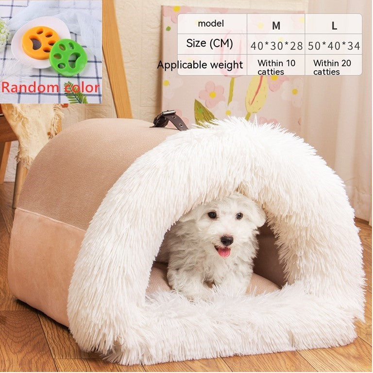 autumn and winter warm pet bed