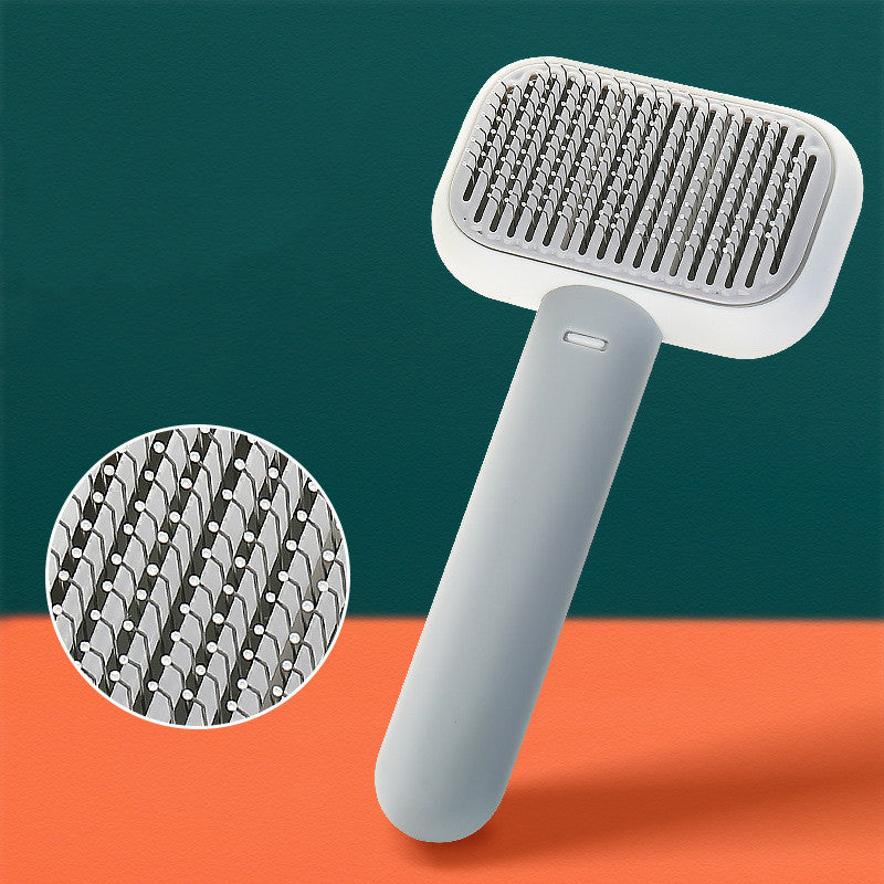 Long Handle Wire Bristle Pet Brush