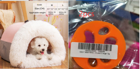 autumn and winter warm pet bed