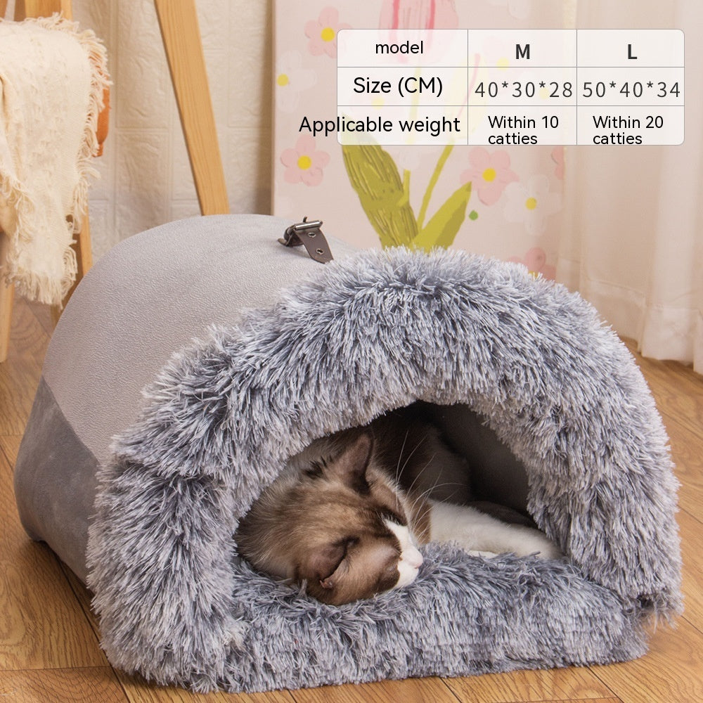 autumn and winter warm pet bed